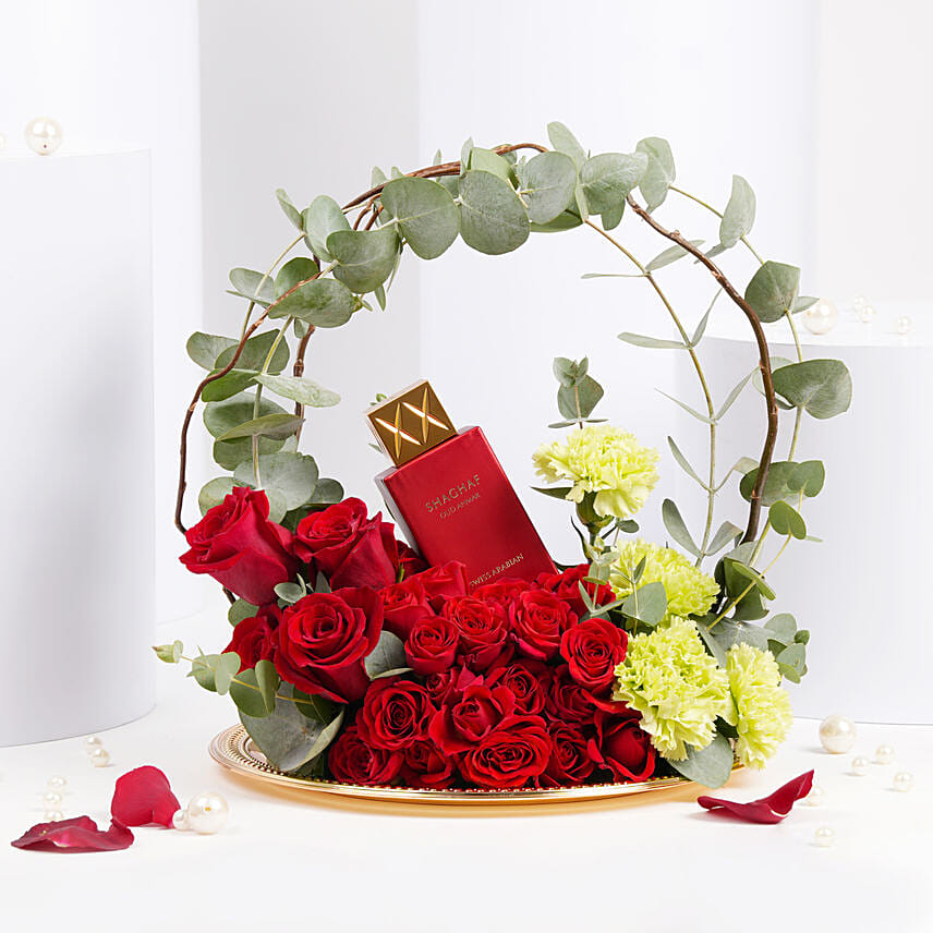 Shaghaf Oud By Swiss Arabian with Roses
