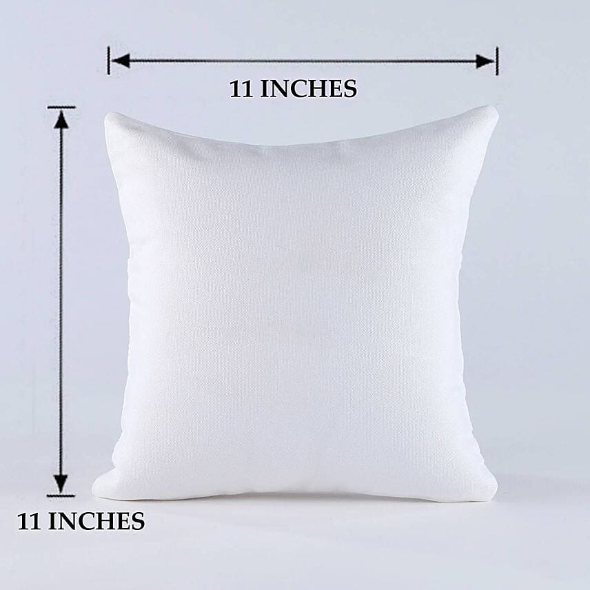 Sighting of Moon White Personalised Cushion
