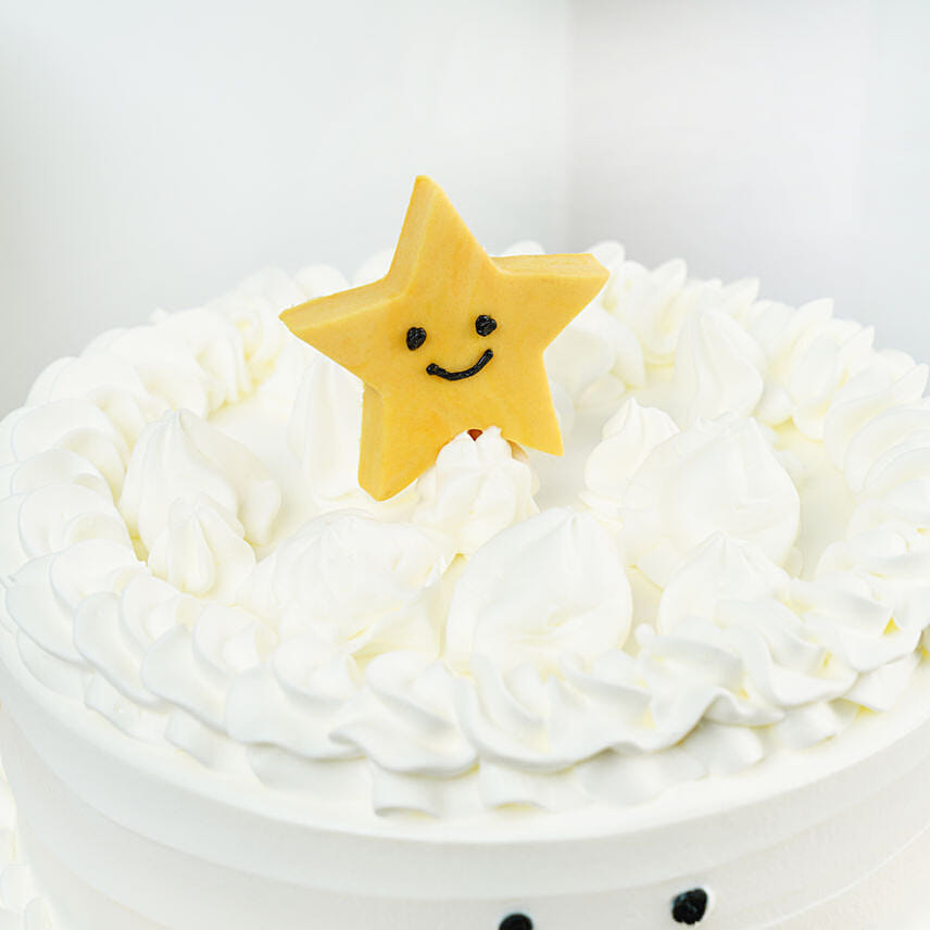 Smiling Star Chocolate Cake 4 Portion