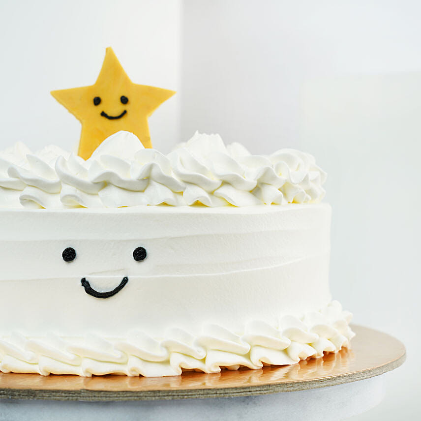 Smiling Star Chocolate Cake 4 Portion