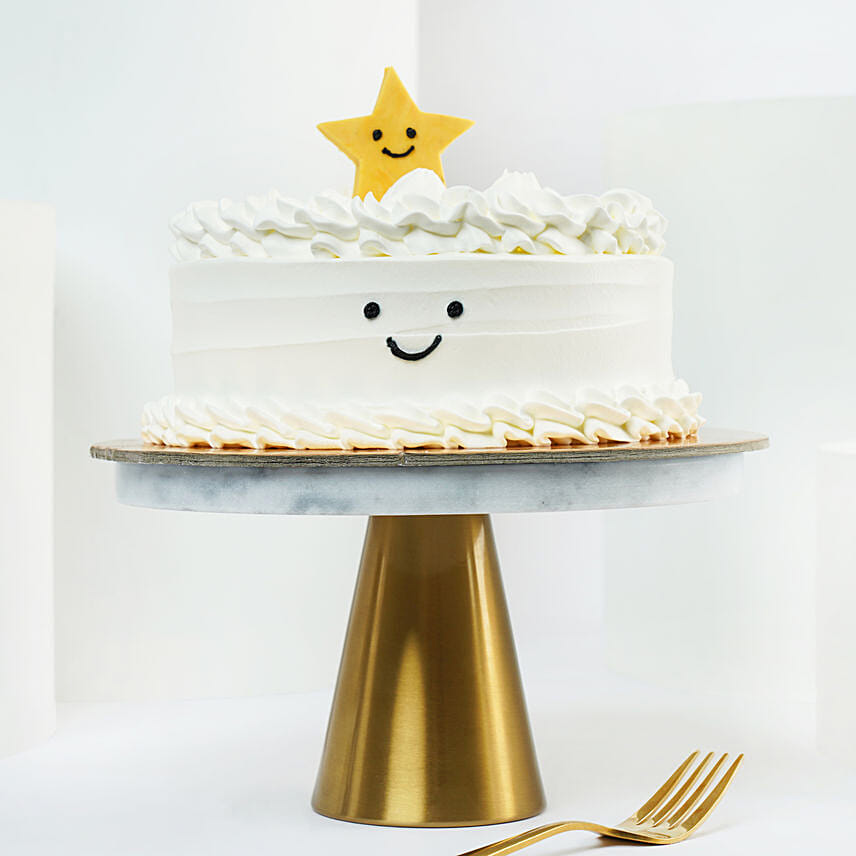 Smiling Star Chocolate Cake 8 Portion