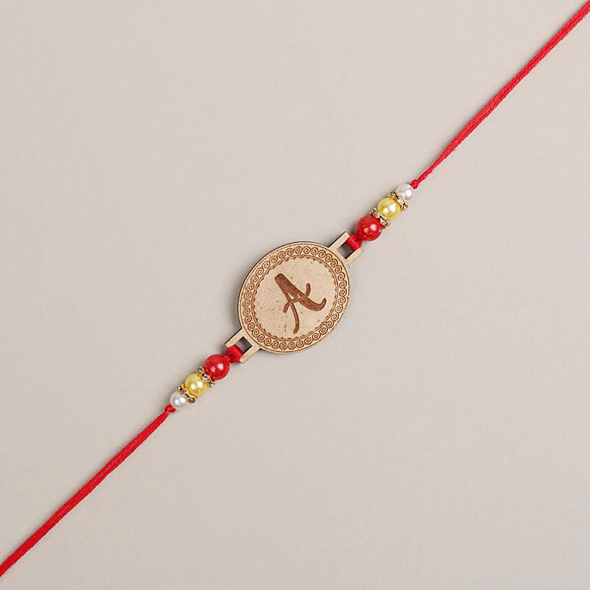Sneh Personalised Small Oval Shaped Rakhi