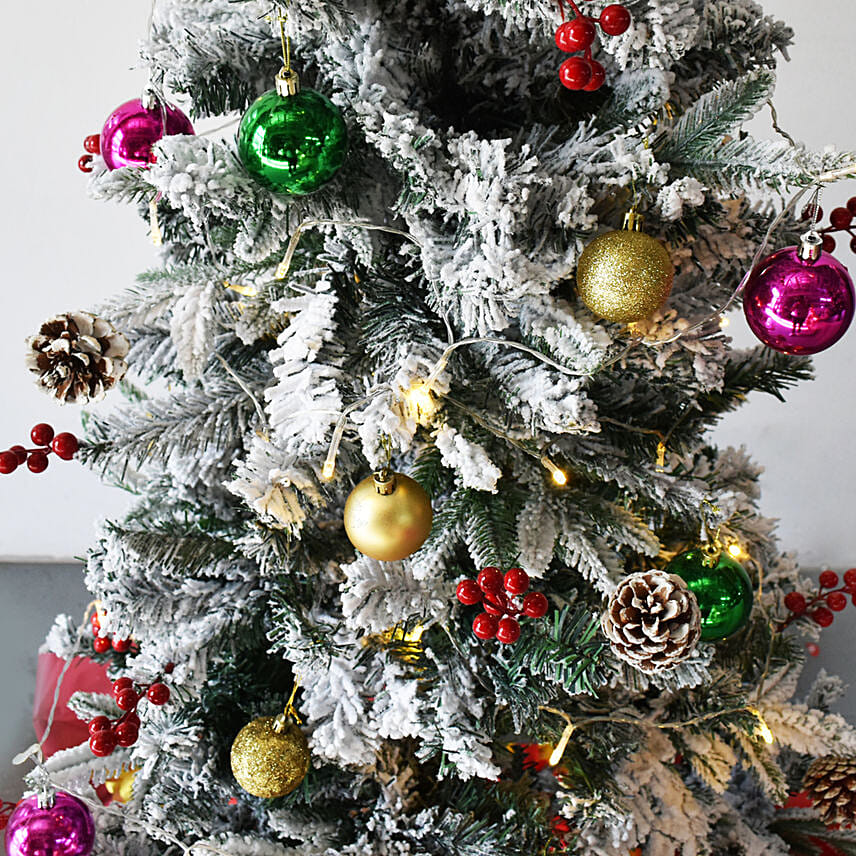 Snow Effect Artificial Christmas Tree