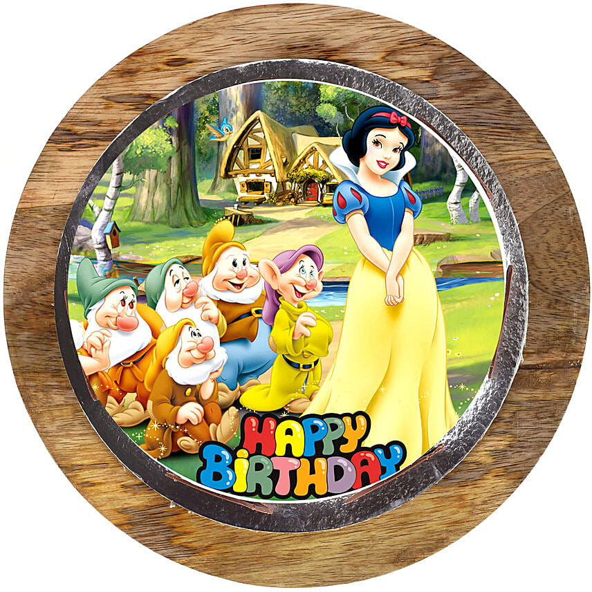 Snow White Vanilla Cake 1 Kg Eggless