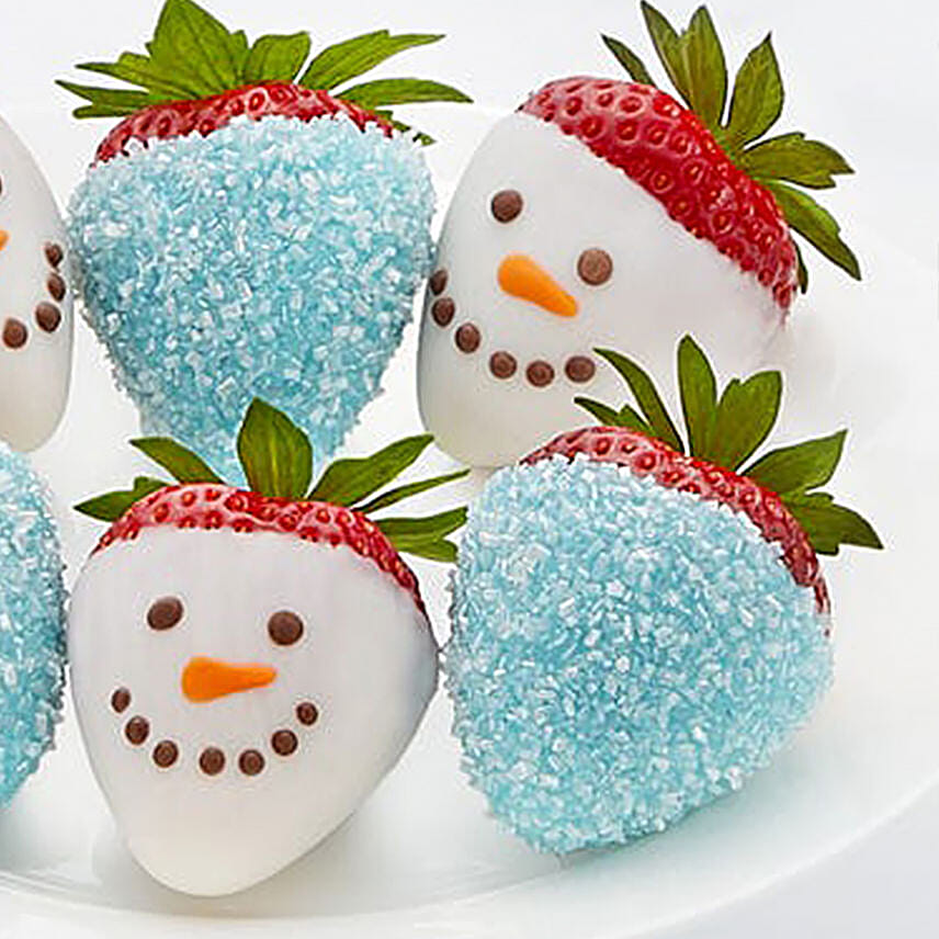 Snowman Chocolate Dipped Strawberries