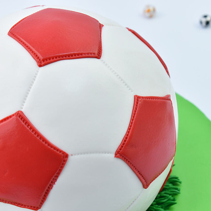 Soccer Ball Vanilla Cake