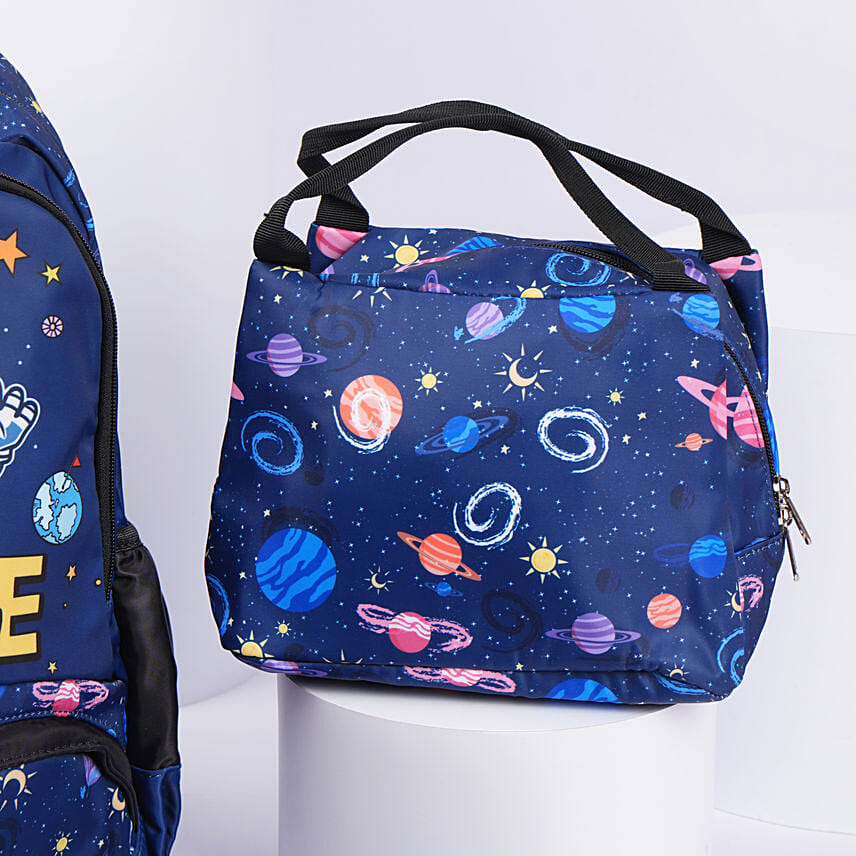 Space Design Back to school Bag Combo