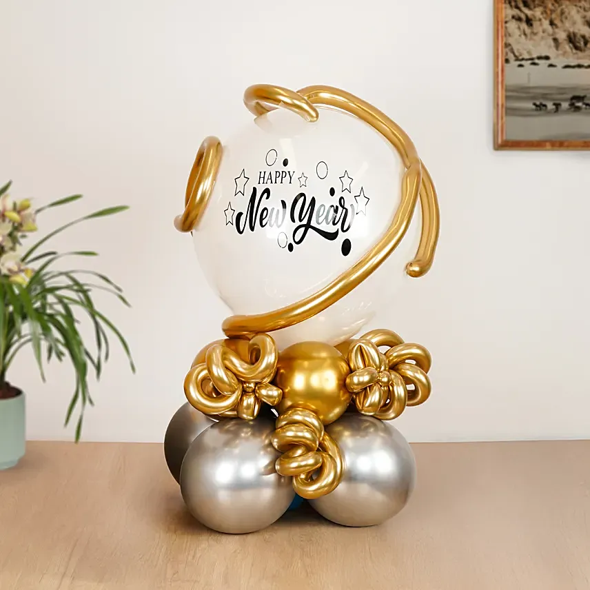 Sparkling New Year Balloon Arrangement