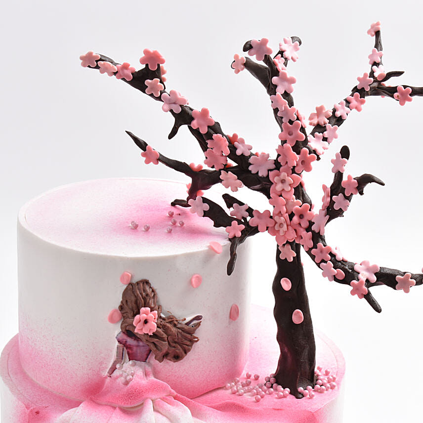 Sparkling Princess Red Velvet Cake
