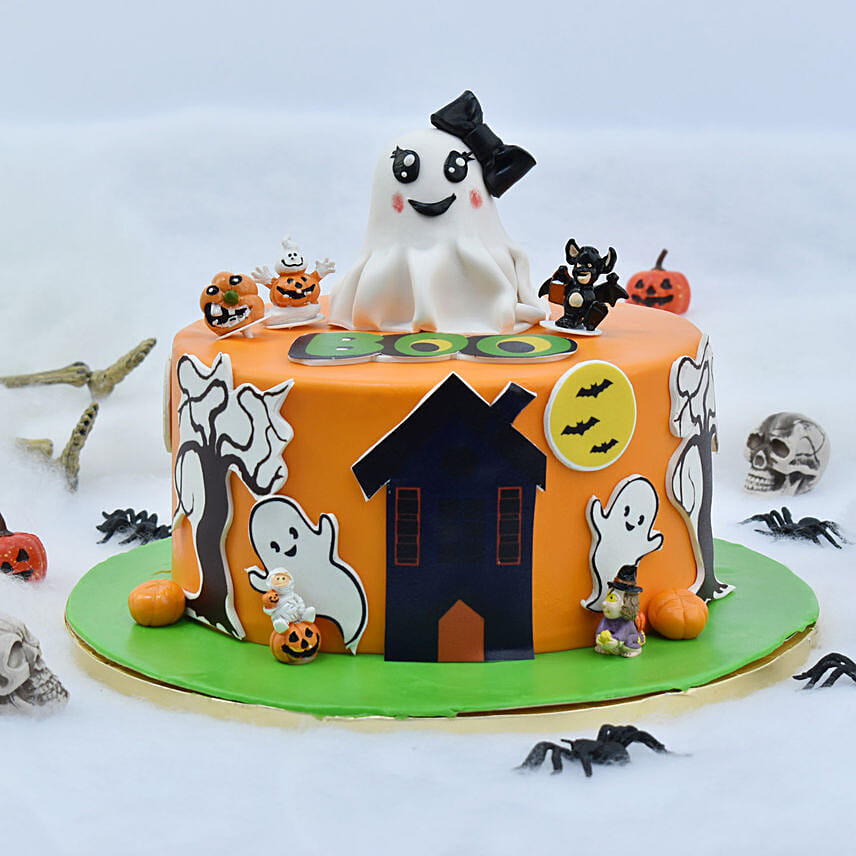 Special Halloween Casper Cake