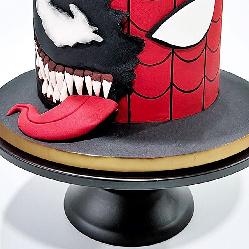 Spider Venom Showdown Chocolate Cake
