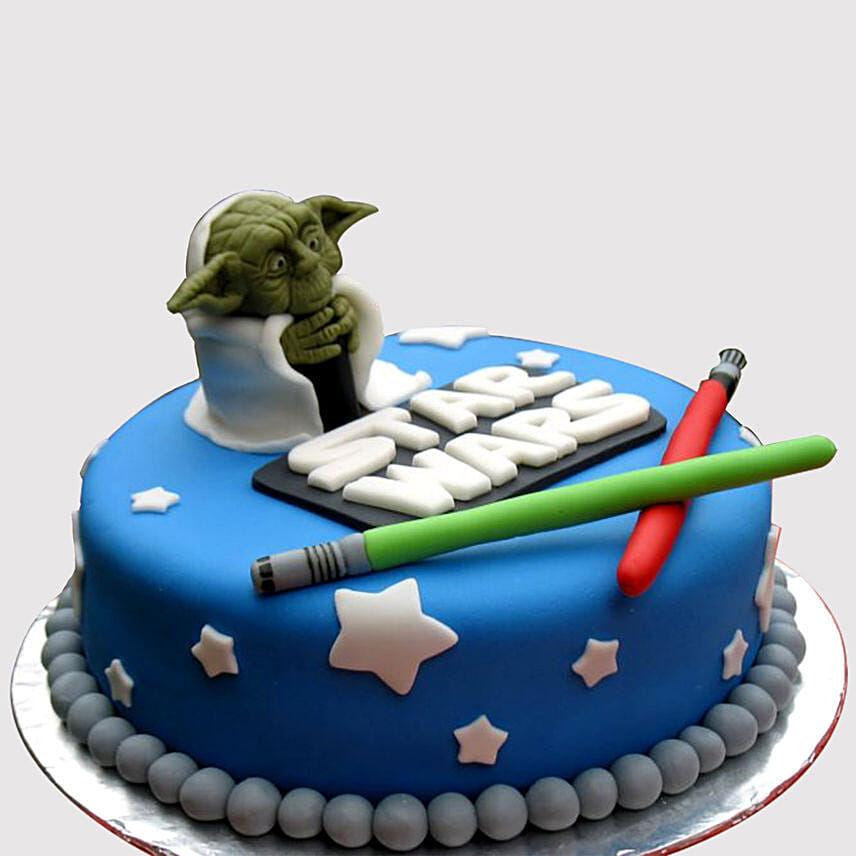 Star Wars Yoda Cake