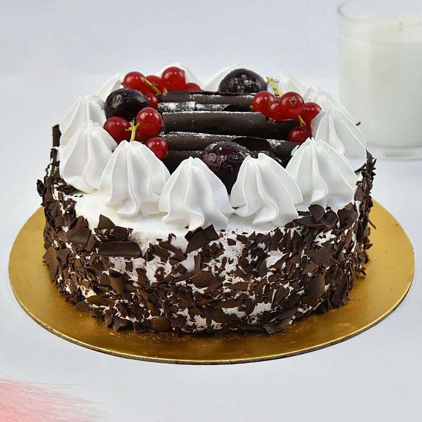 Guilt Free Black Forest Half Kg Cake