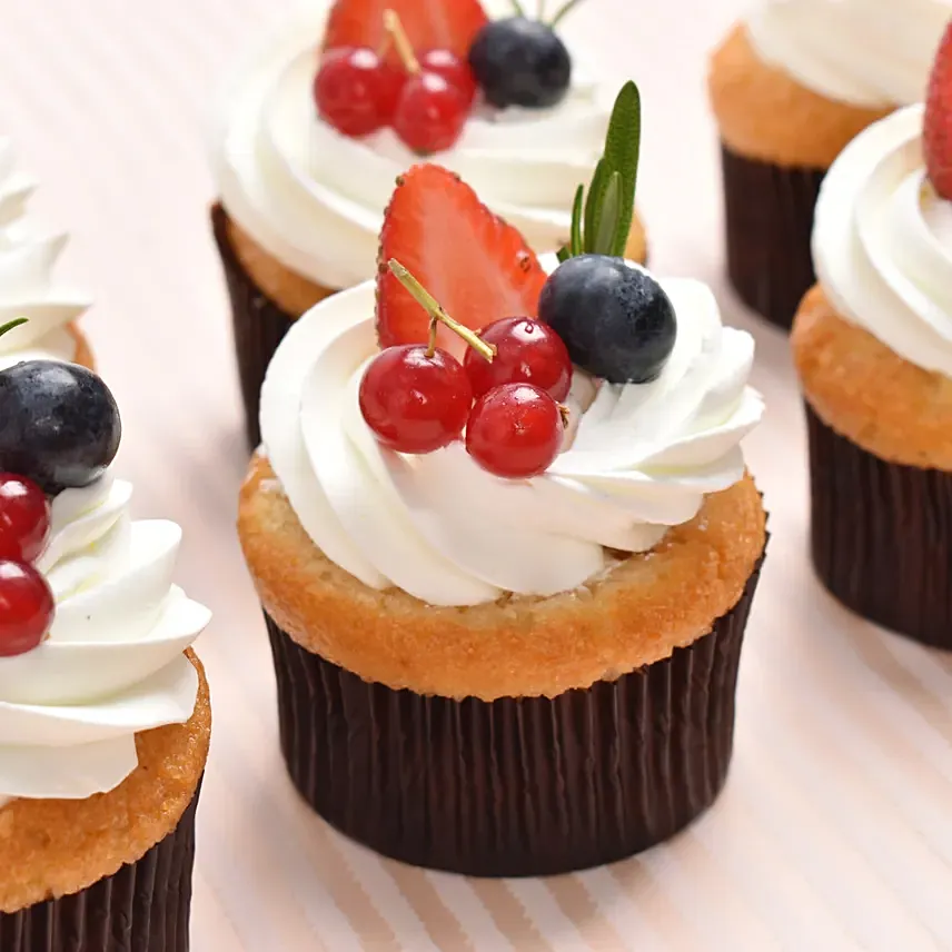 Guilt Free Vanilla Cupcakes