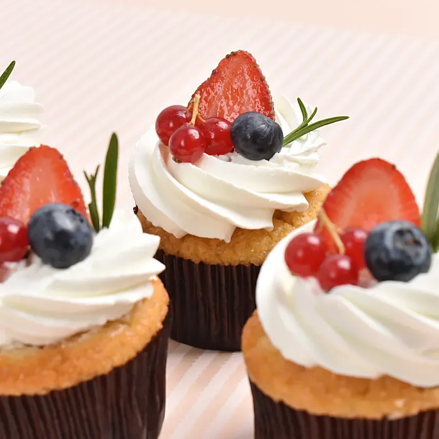 Guilt Free Vanilla Cupcakes