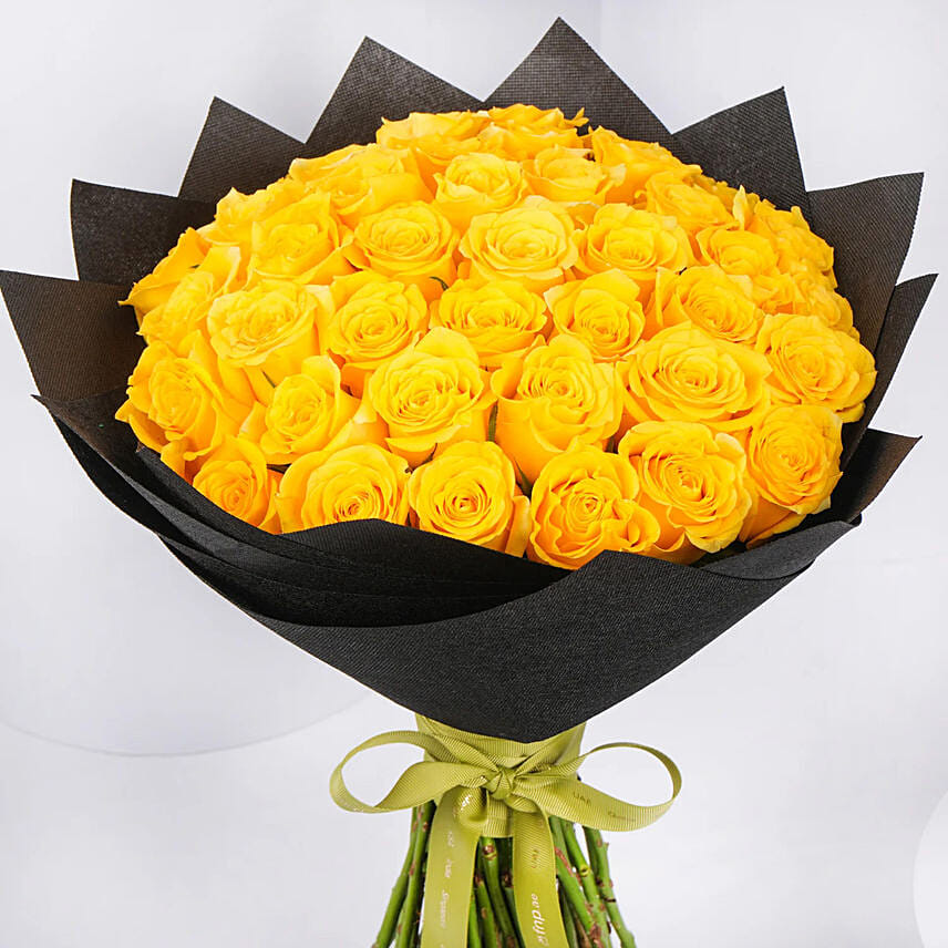 Sunny Graduation Roses Bouquet