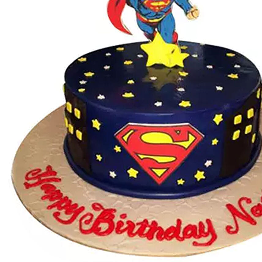 Superman Cakes Red Velvet