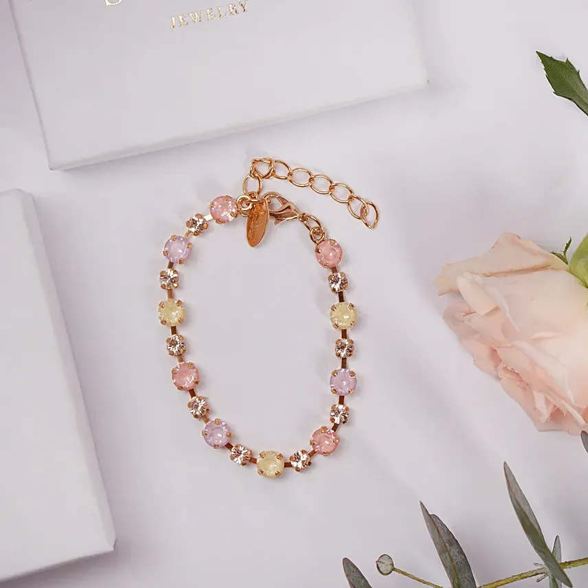 Swarovski Crystals Bracelet Gift Basket For Her