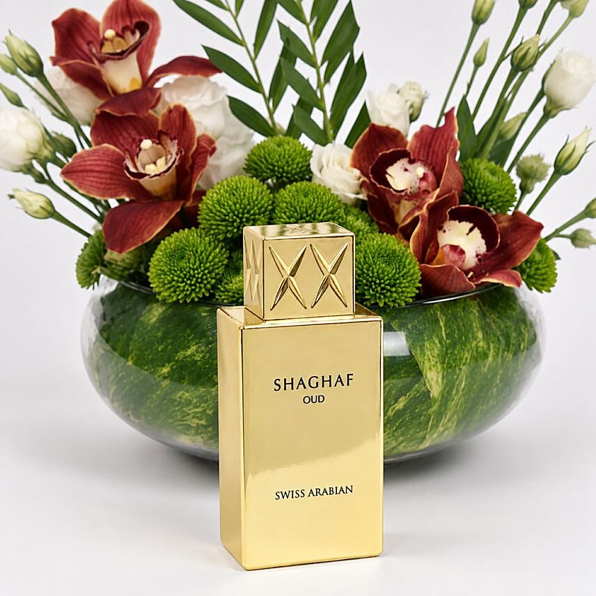 Sweet Dad Flower Arrangement With Perfume