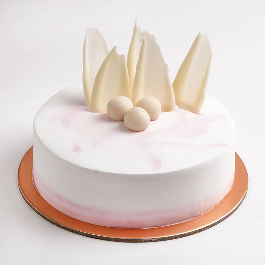Sweet & Delicious Vanilla Eggless Cake 8 Portion