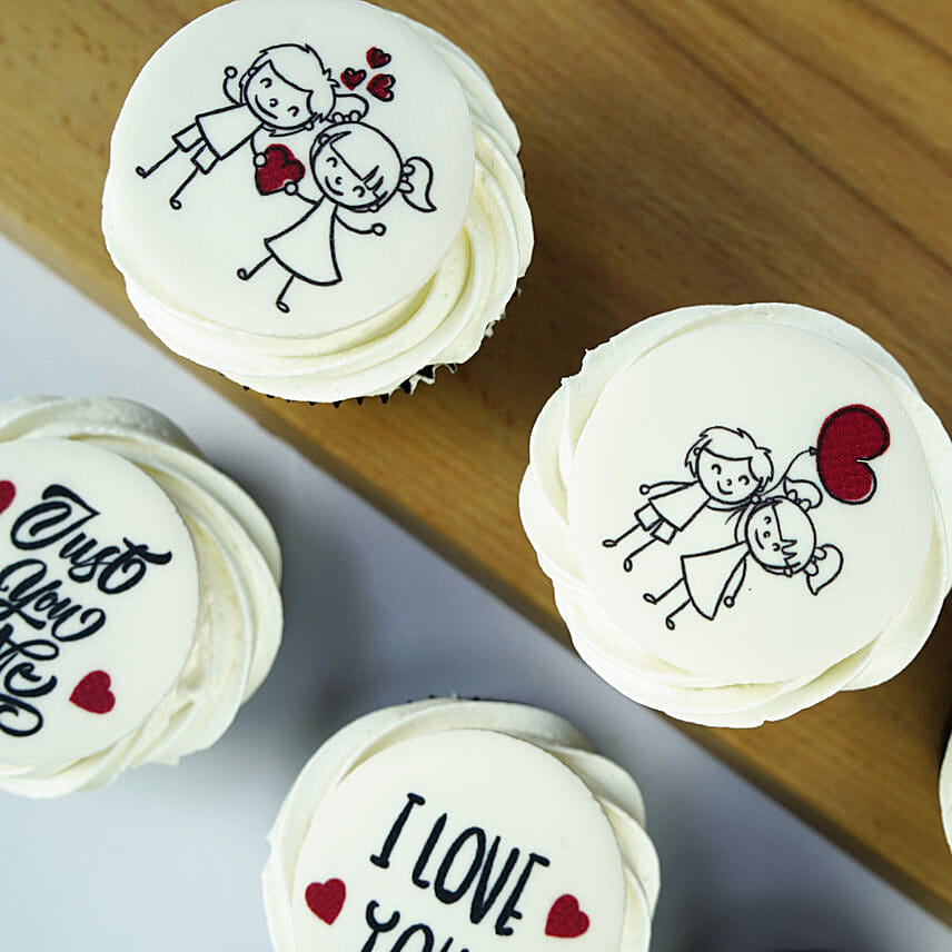 Sweetness of Love Cup Cakes