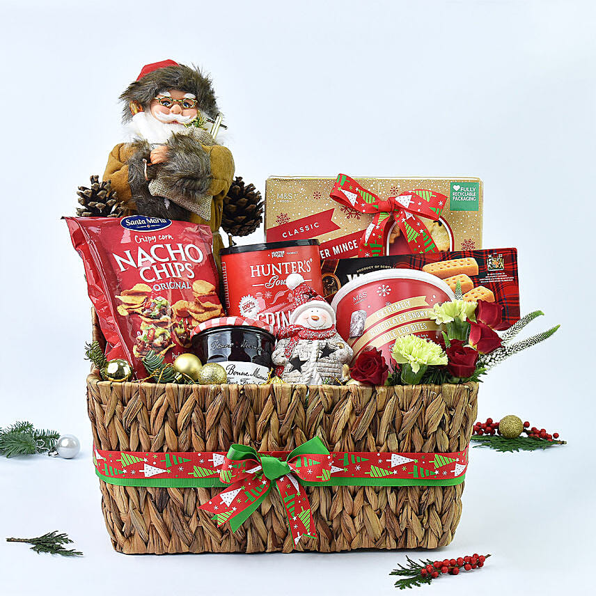Taste Of Christmas Hamper With Santa