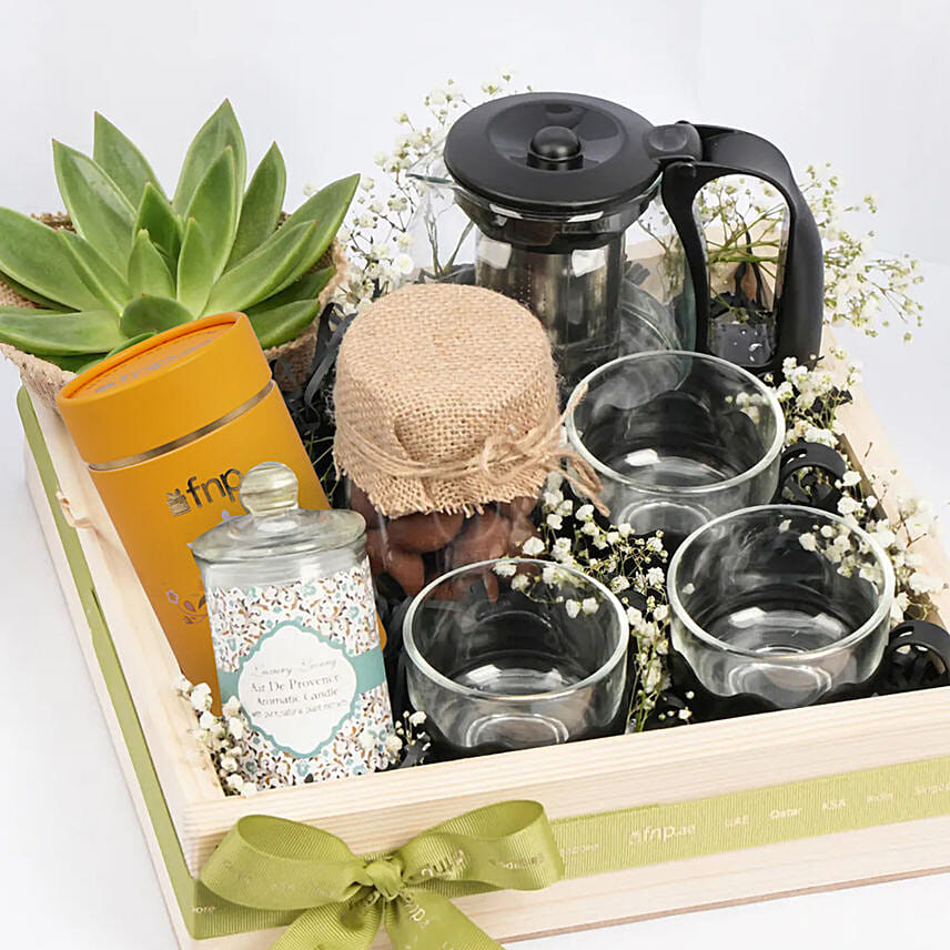 Tea n Cookies Gift Tray
