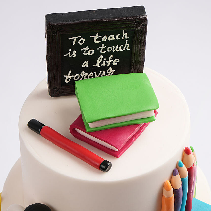 Teachers Tribute Red Velvet Cake