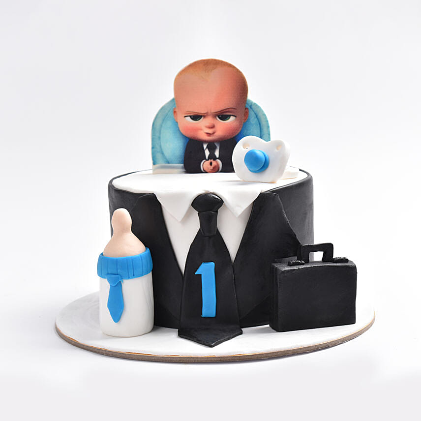 The Boss Baby Red Velvet Cake