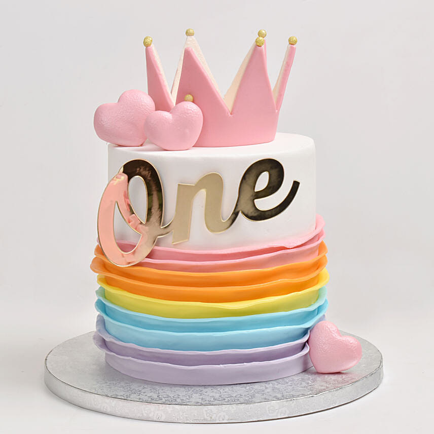 The Great Rainbow Birthday Cake