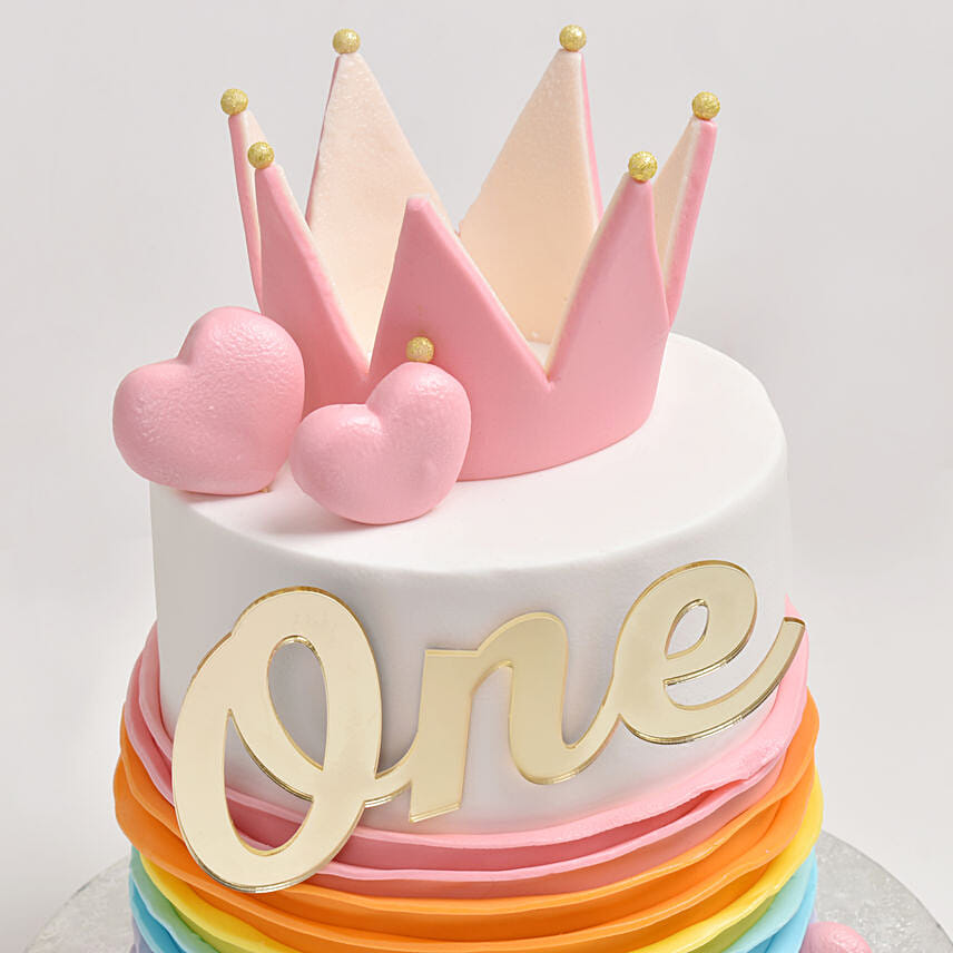 The Great Rainbow Birthday Cake