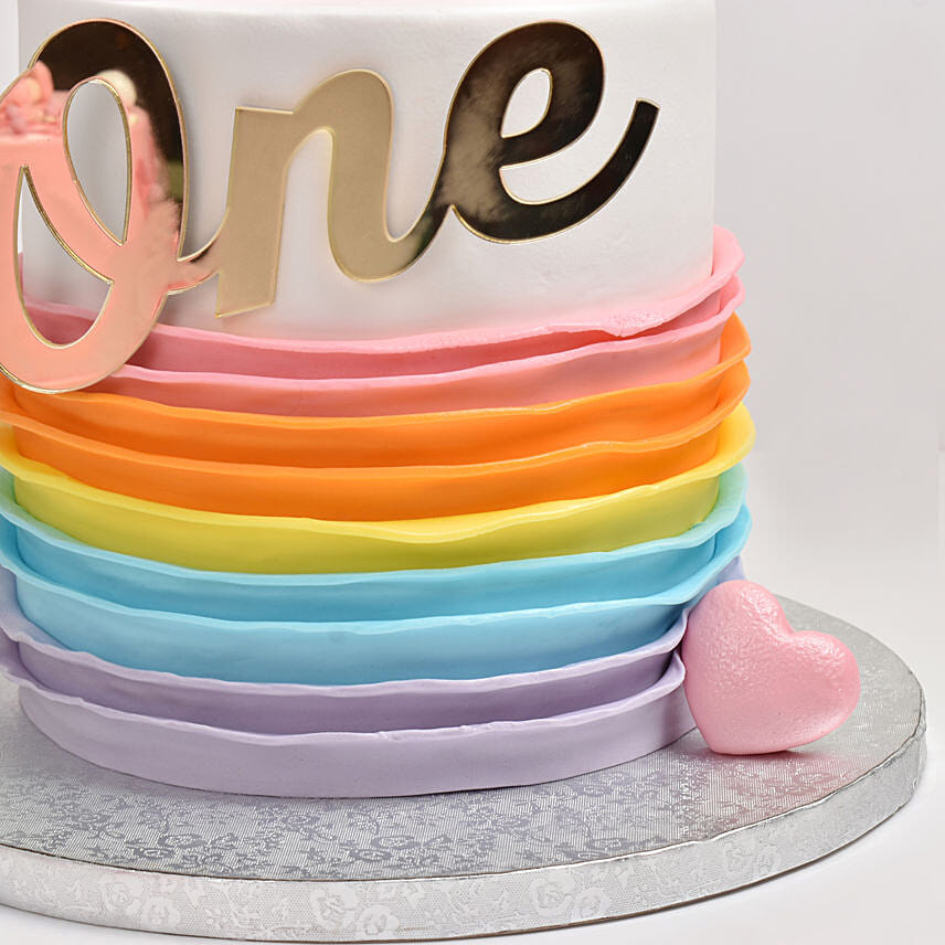 The Great Rainbow Birthday Cake