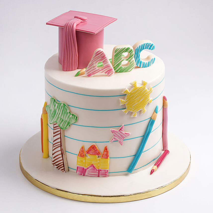The Little Scholar Celebration Vanilla Cake