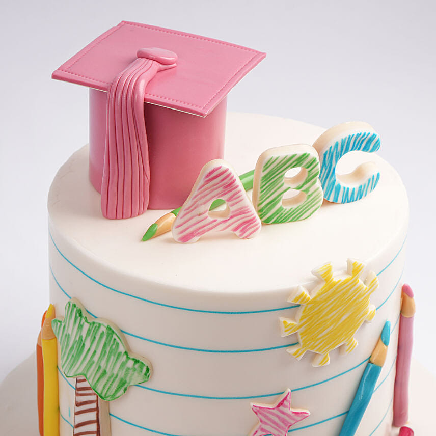 The Little Scholar Celebration Vanilla Cake