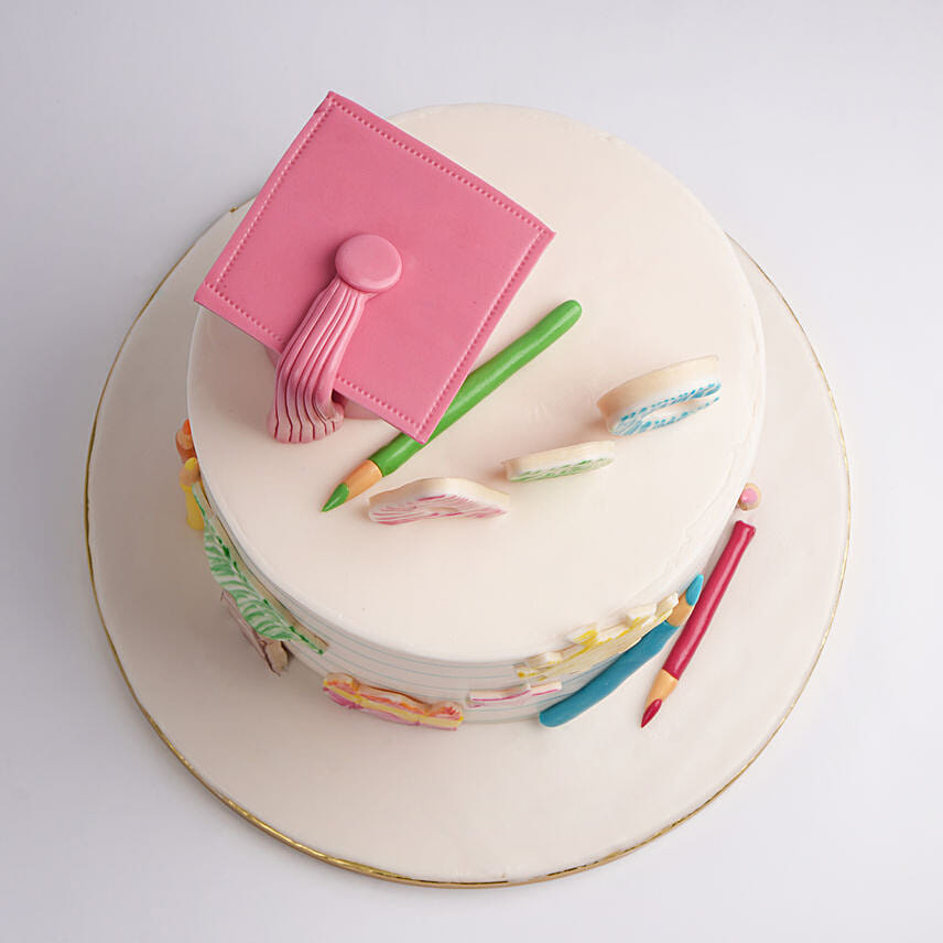 The Little Scholar Celebration Vanilla Cake