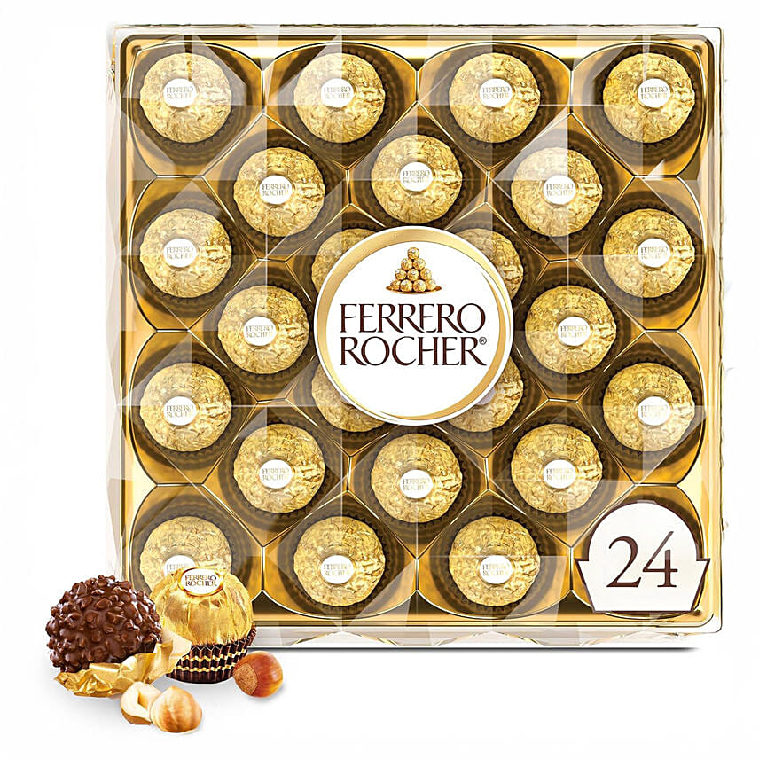 The Majestic Grace Meenakari Rakhi And 24 Pcs Ferrero Rocher