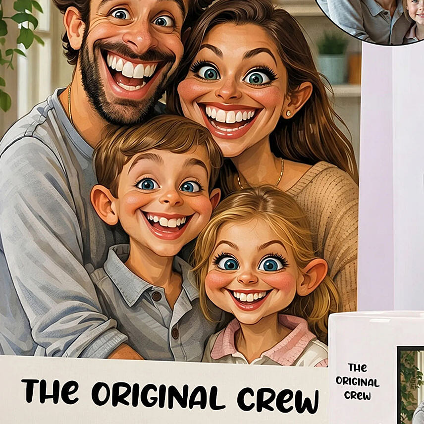 Family Bond Canvas Print and Mug Set