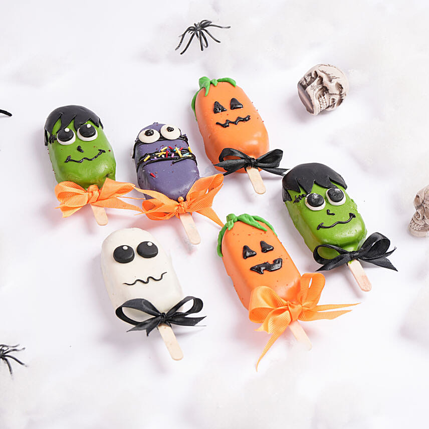 The Scary Cake Popsicles 6 Pcs