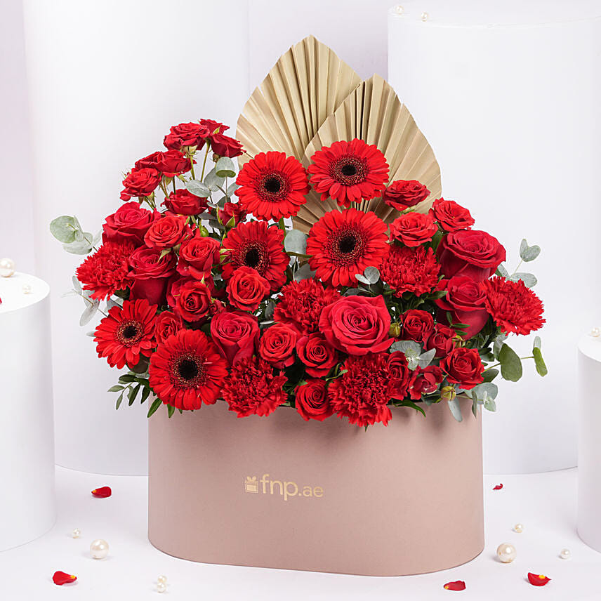 Timeless Blooms Valentines Flower Arrangement