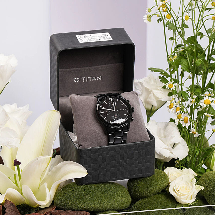 Titan Mens Metropolitan Charm Gift Tray for Him