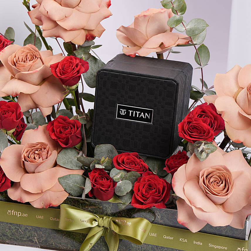 Titan Raga Watch Gift Tray for Her