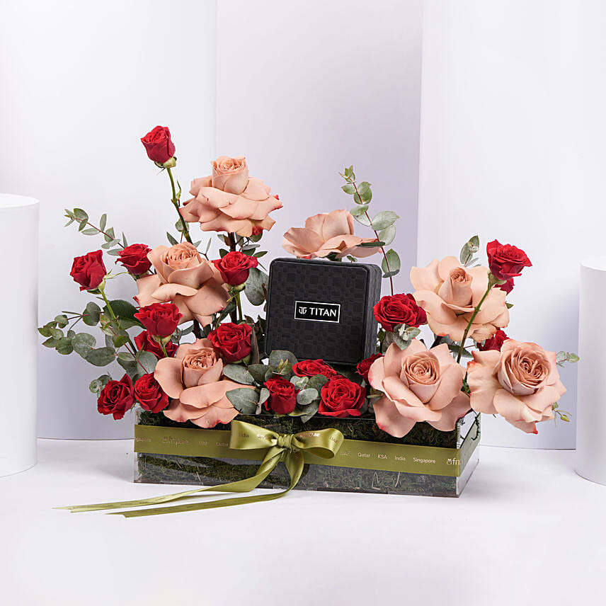 Titan Raga Watch Gift Tray for Her
