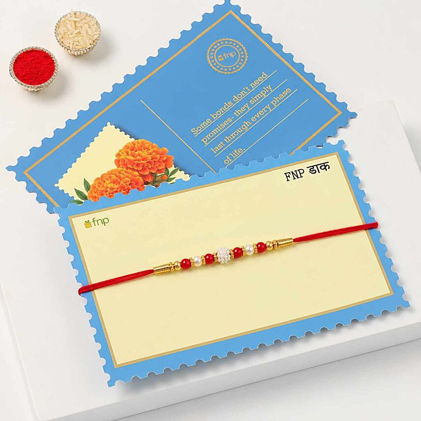 Traditional Bead Rakhi