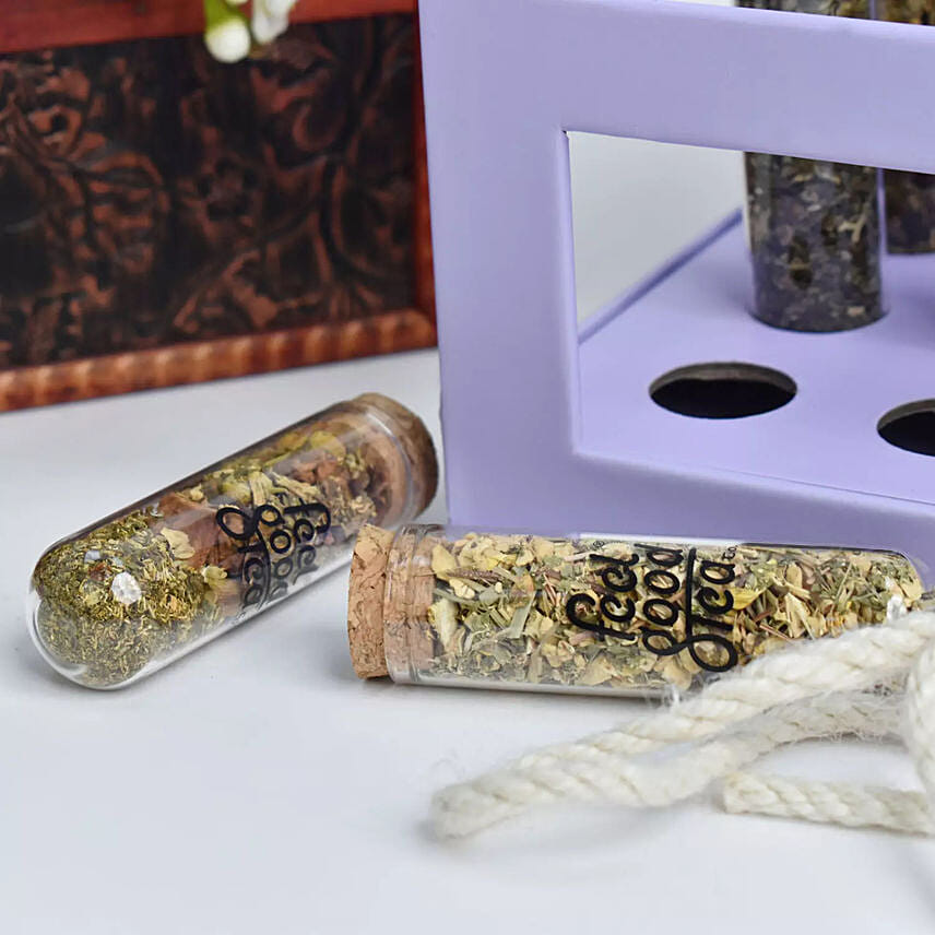 Treasured Love Flowers with Premium Tea