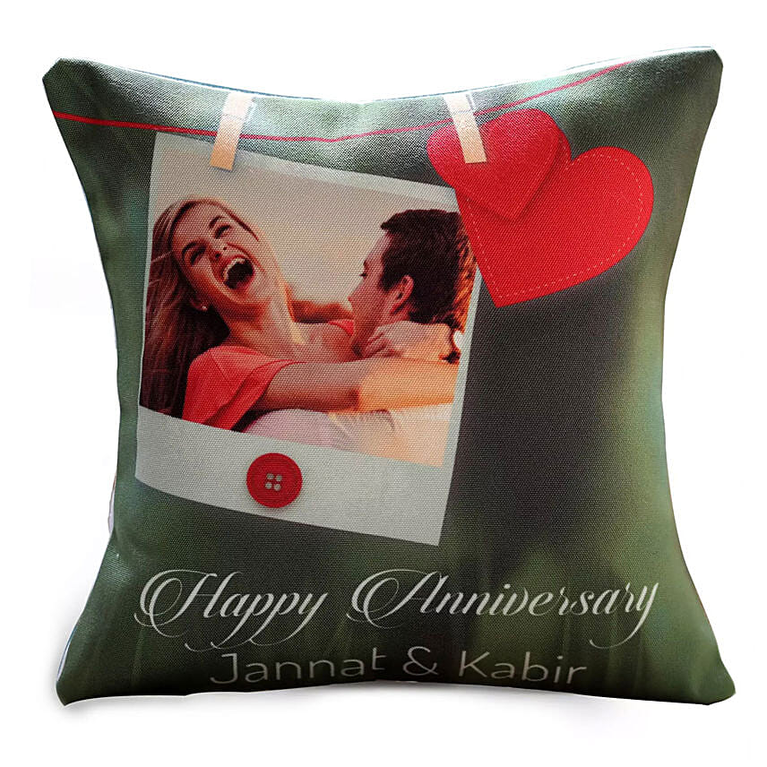 Triple Choco Cake and Anniversary Cushion