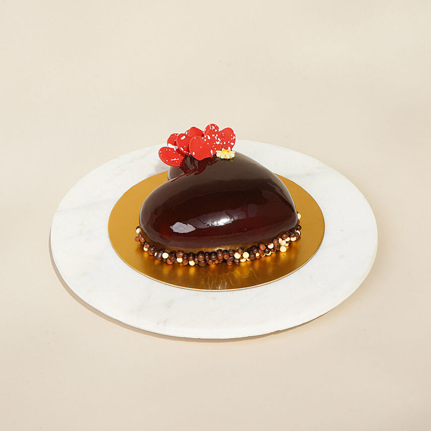 Triple Chocolate Heart Cake 1 Kg