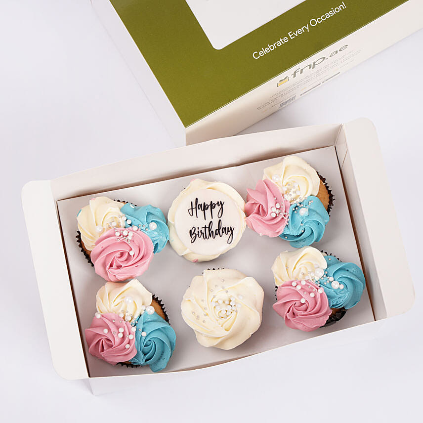 Twilight Whirl Chocolate Cupcake
