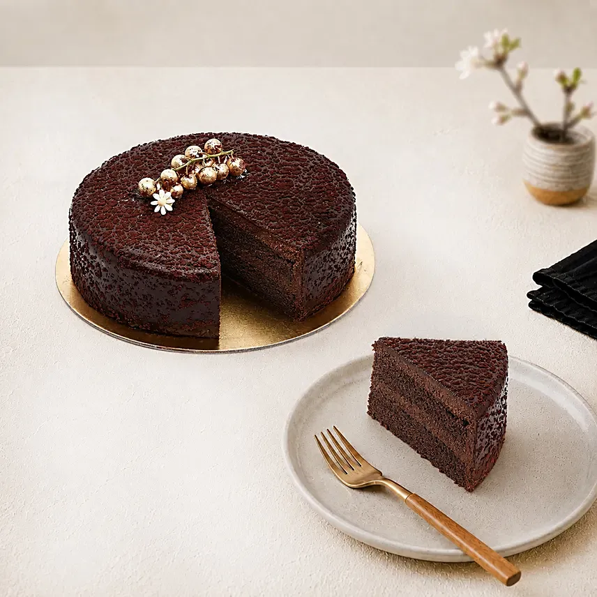 Two Kg Dark Chocolate Birthday Cake