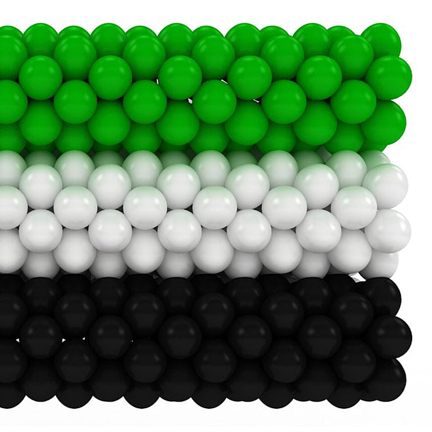 UAE FLag Balloon Arrangement 280 Pcs
