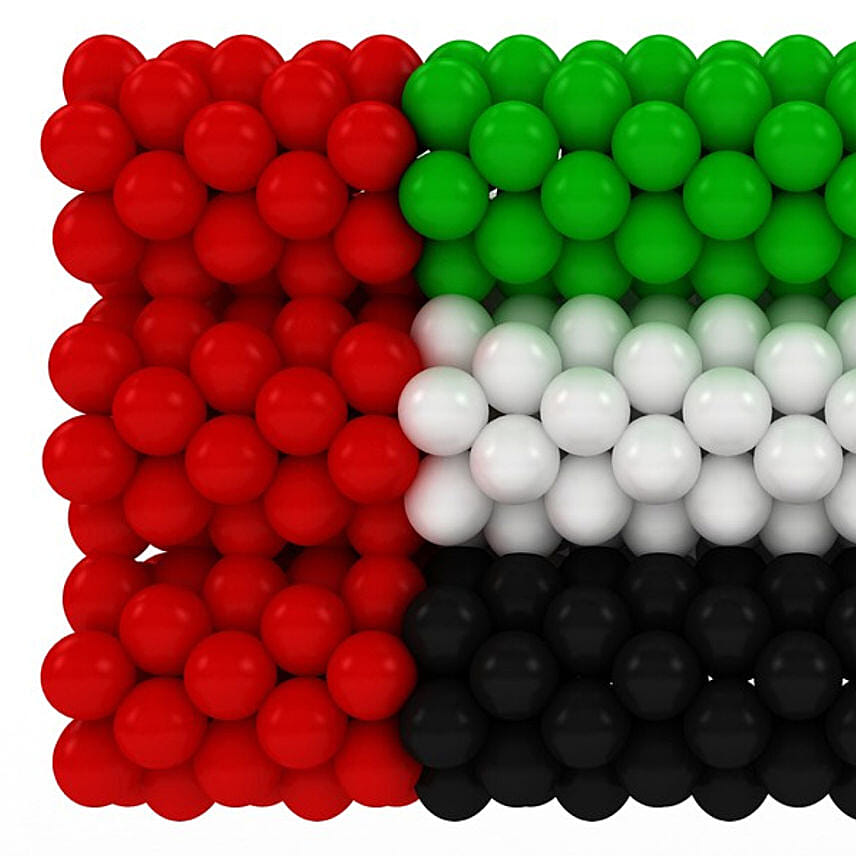 UAE FLag Balloon Arrangement 280 Pcs